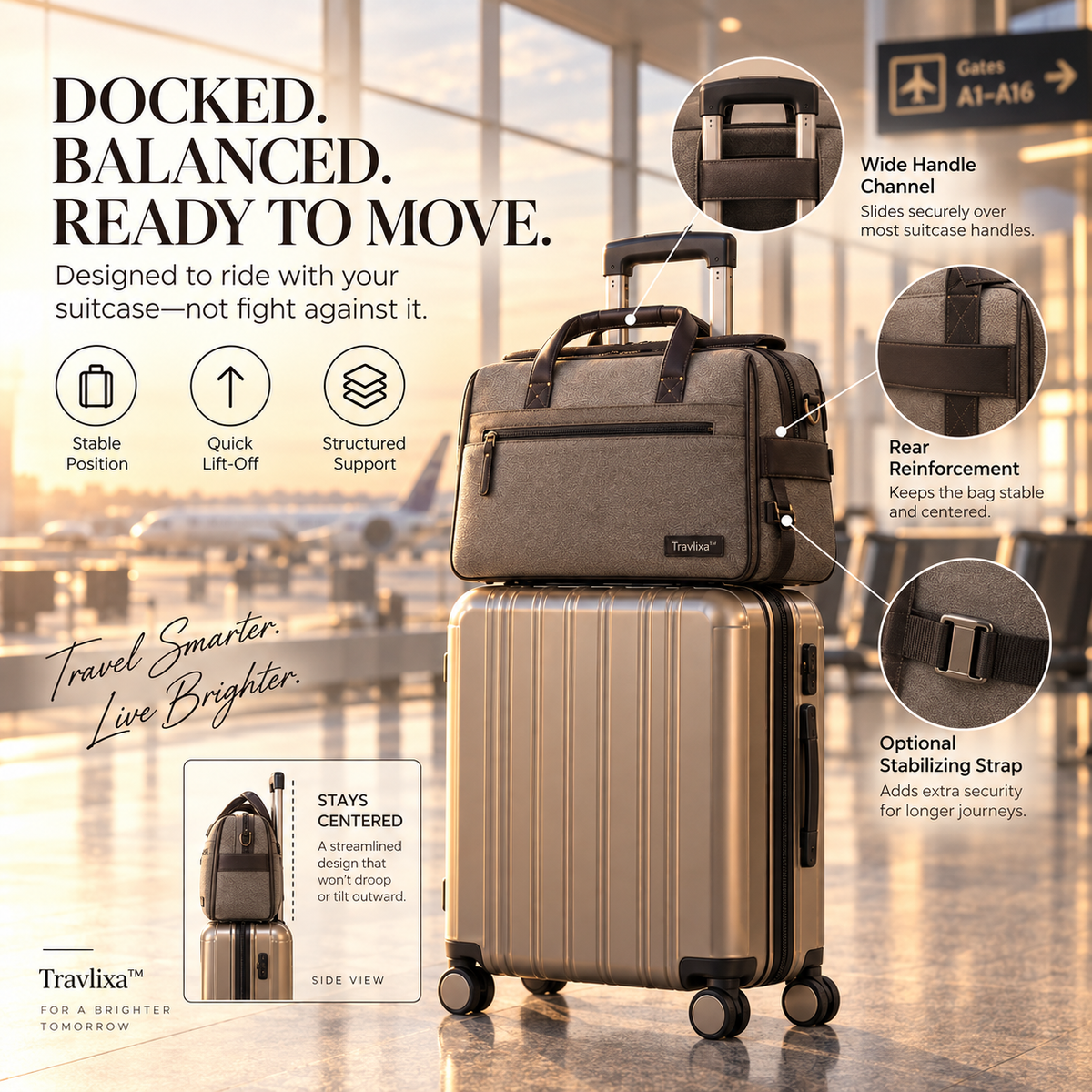 Travlixa™ Adaptive Carry-On Topper