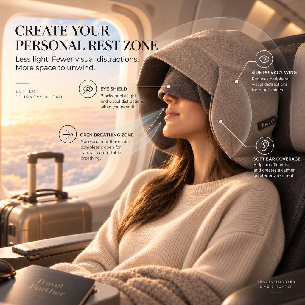 Travlixa™ Convertible Privacy Travel Hood