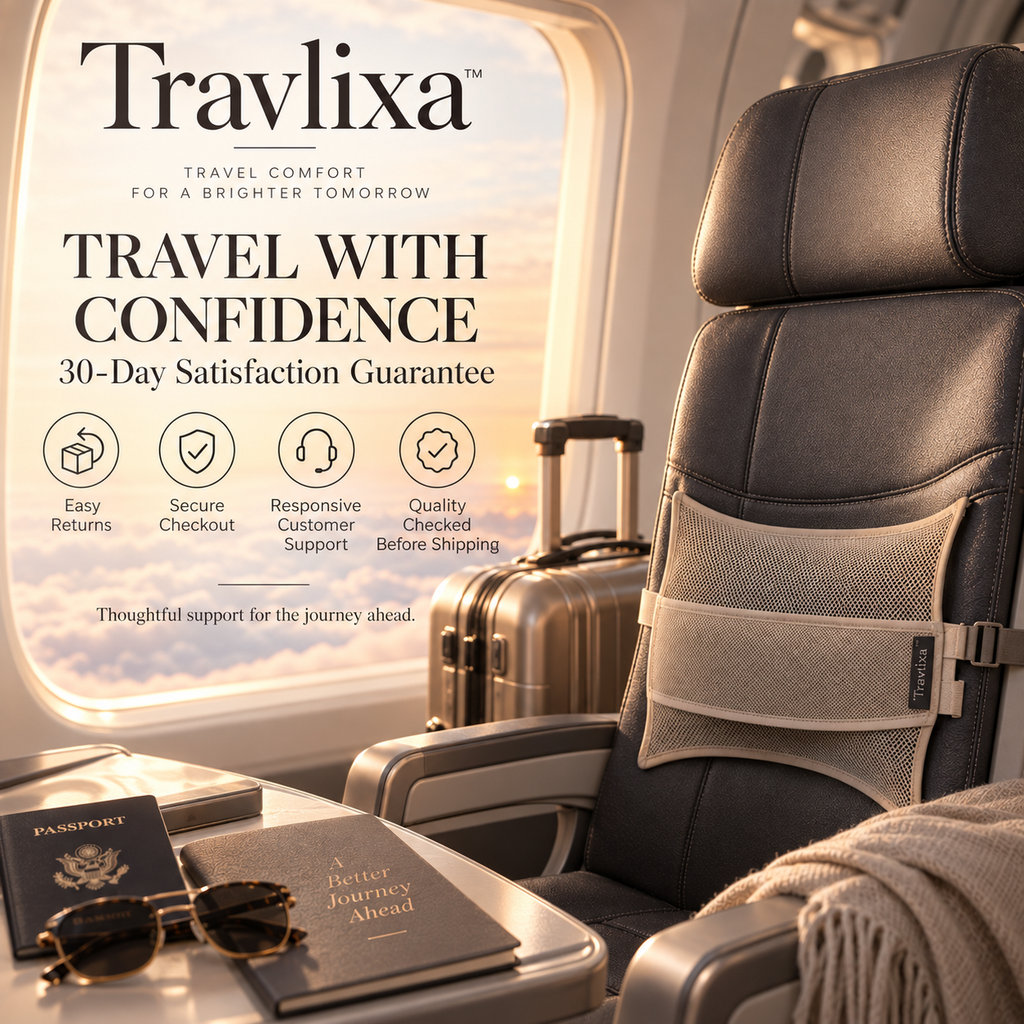Travlixa™ Suspended Lumbar Seat Support