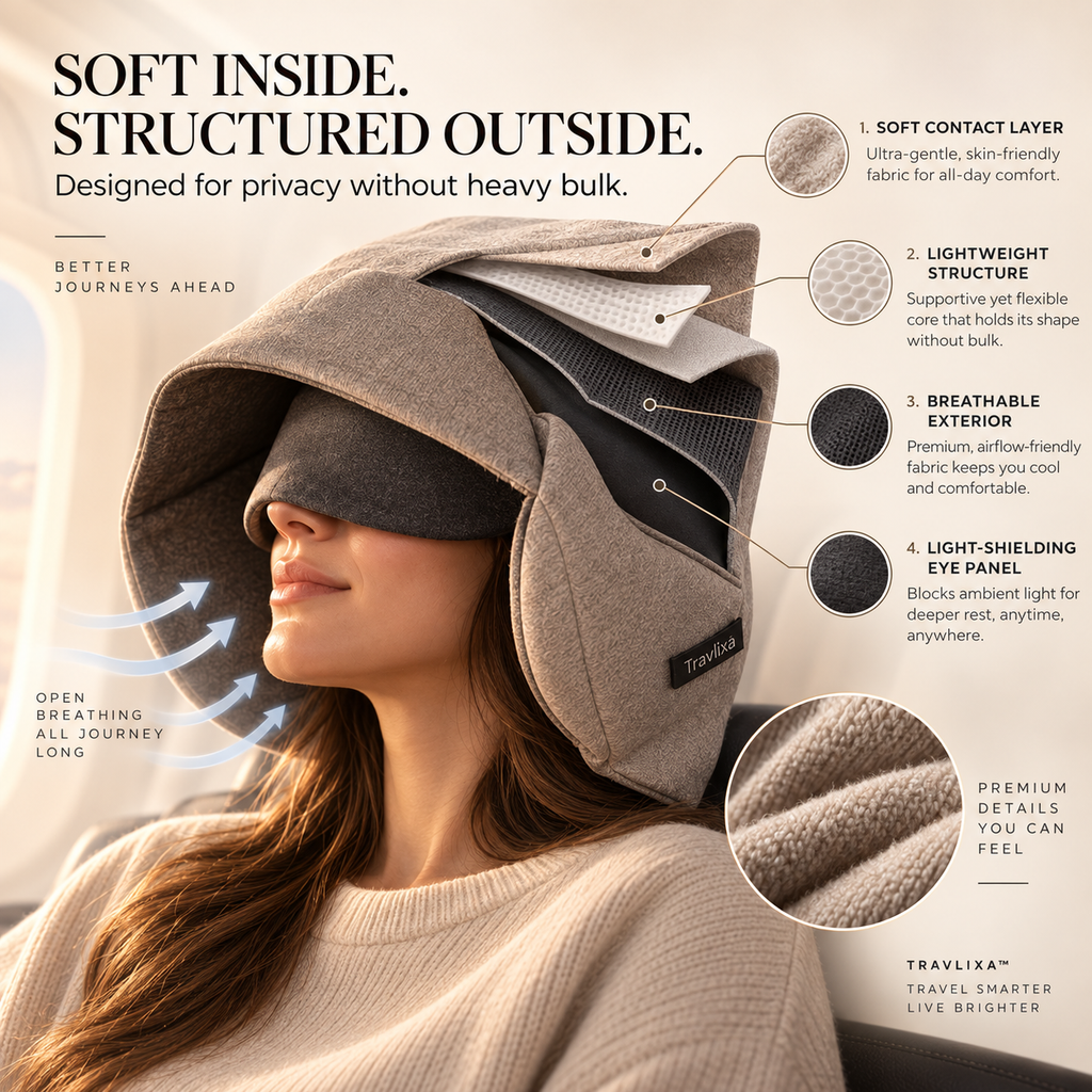 Travlixa™ Convertible Privacy Travel Hood