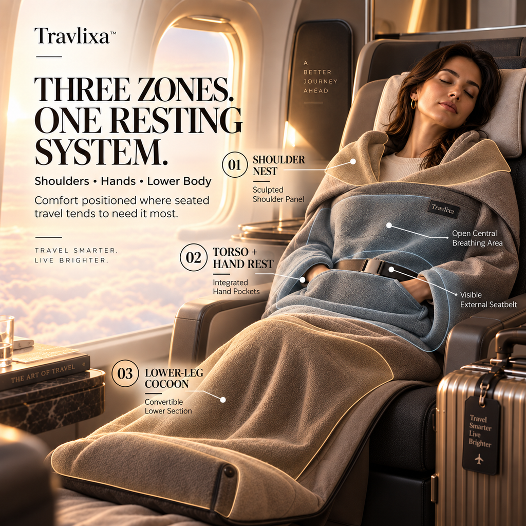 Travlixa™ QuietNest Travel Sleep Cocoon
