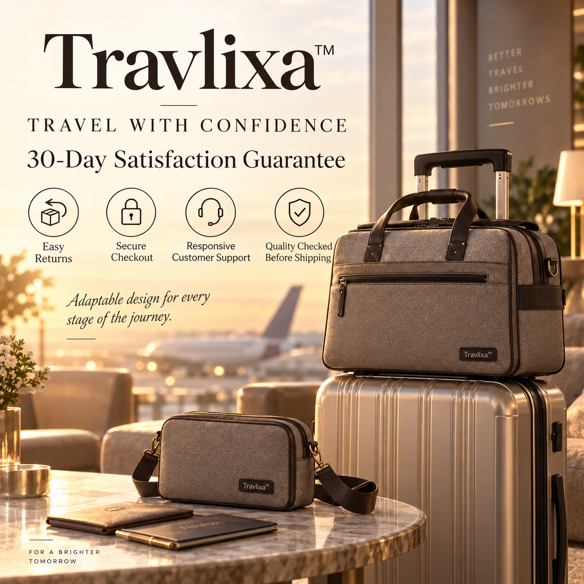 Travlixa™ Adaptive Carry-On Topper