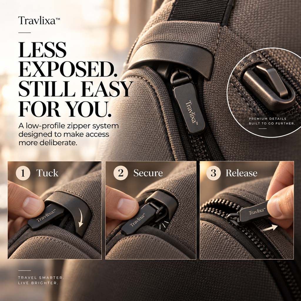 Travlixa™ Anti-Theft Modular Crossbody Vault