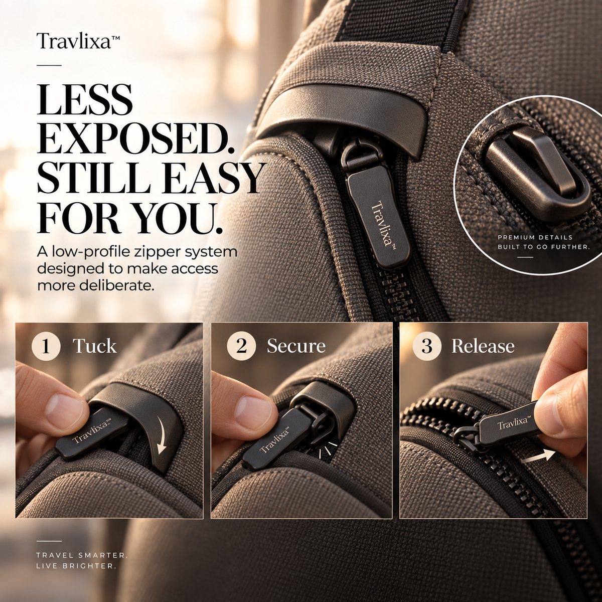 Travlixa™ Anti-Theft Modular Crossbody Vault
