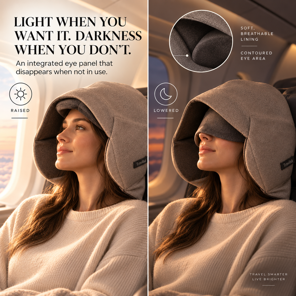 Travlixa™ Convertible Privacy Travel Hood