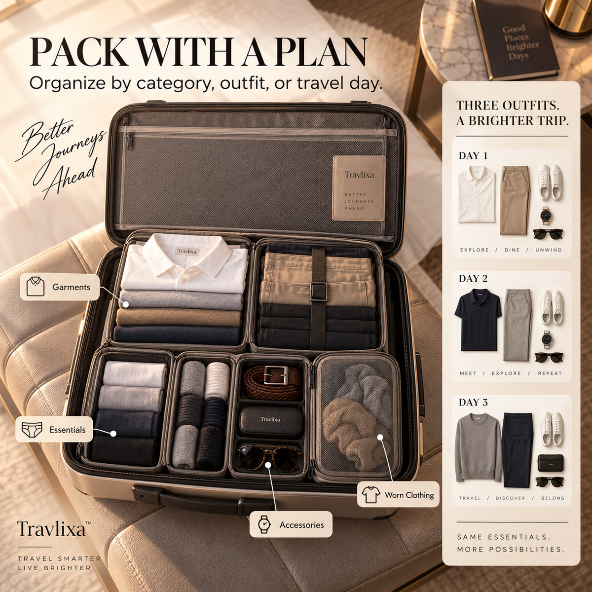 Travlixa™ Mechanical Compression Travel Wardrobe