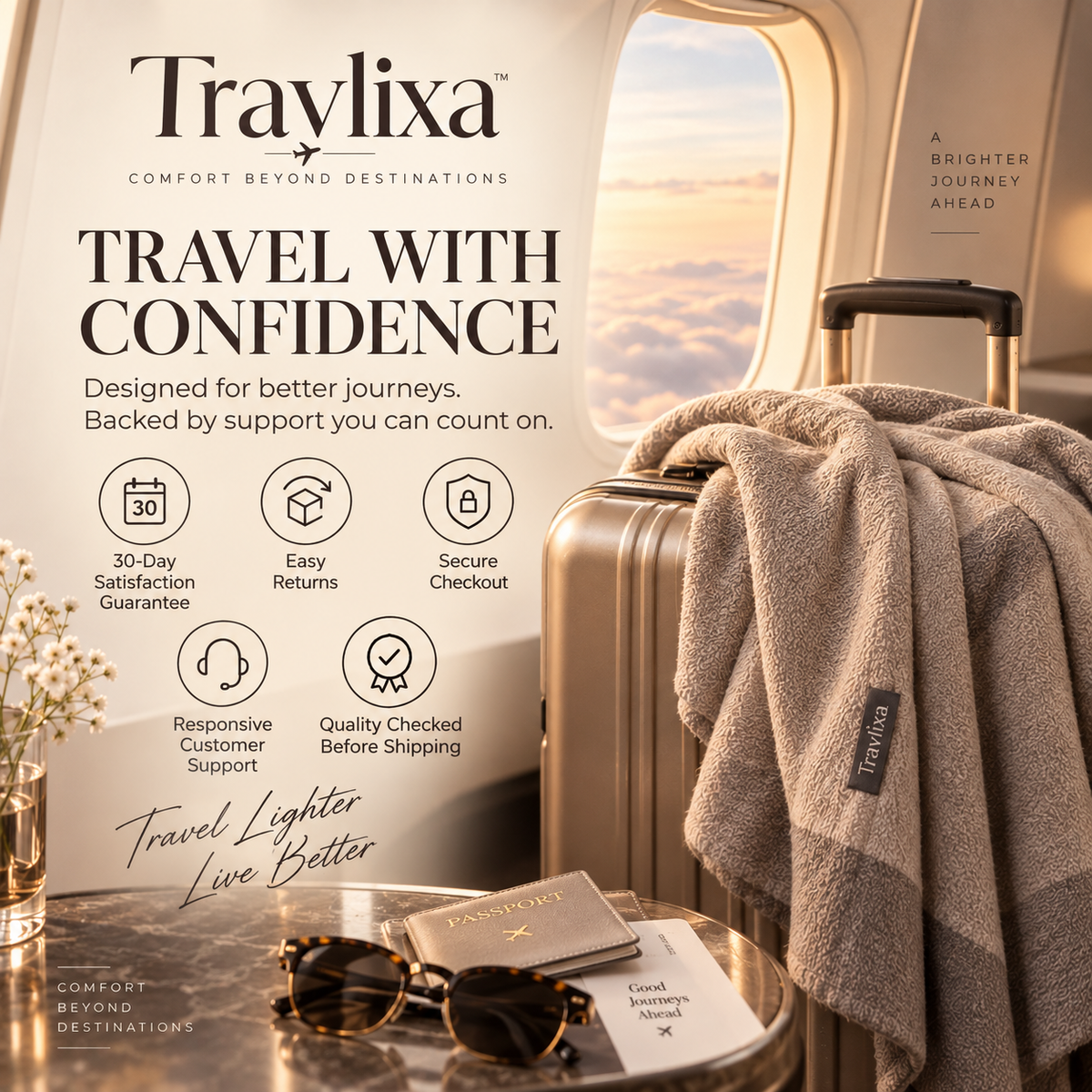 Travlixa™ Thermo-Regulating Travel Wrap