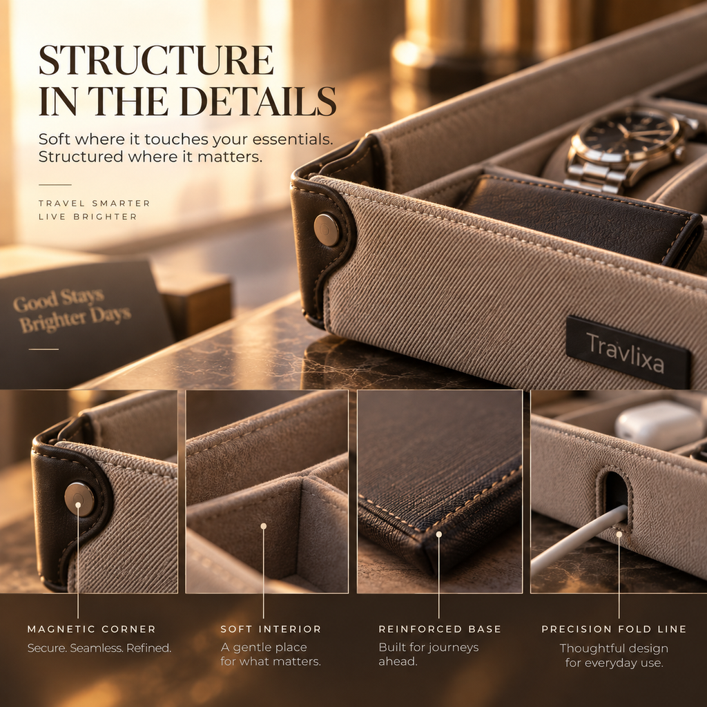 Travlixa™ Fold-Flat Travel Valet Station