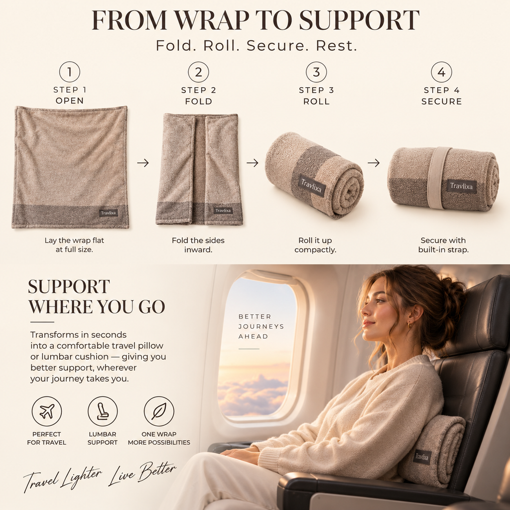 Travlixa™ Thermo-Regulating Travel Wrap