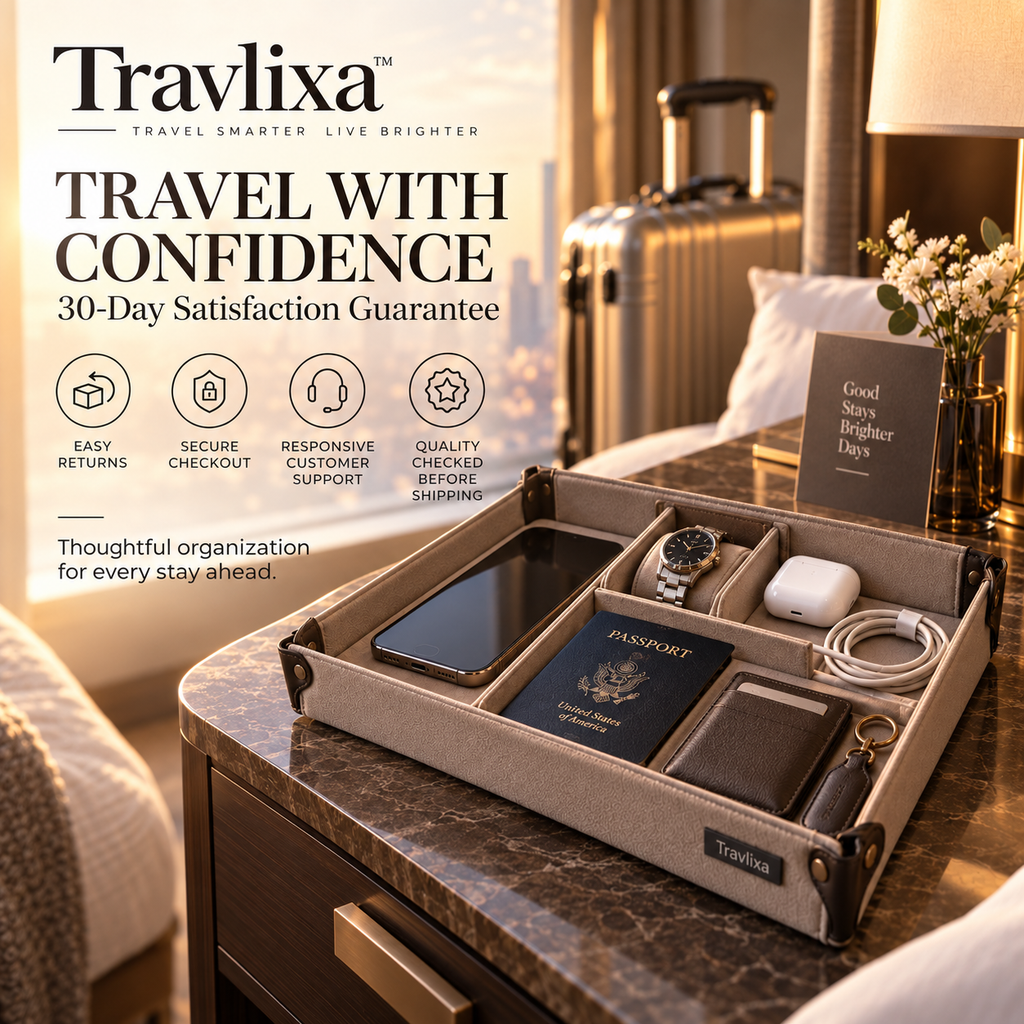 Travlixa™ Fold-Flat Travel Valet Station