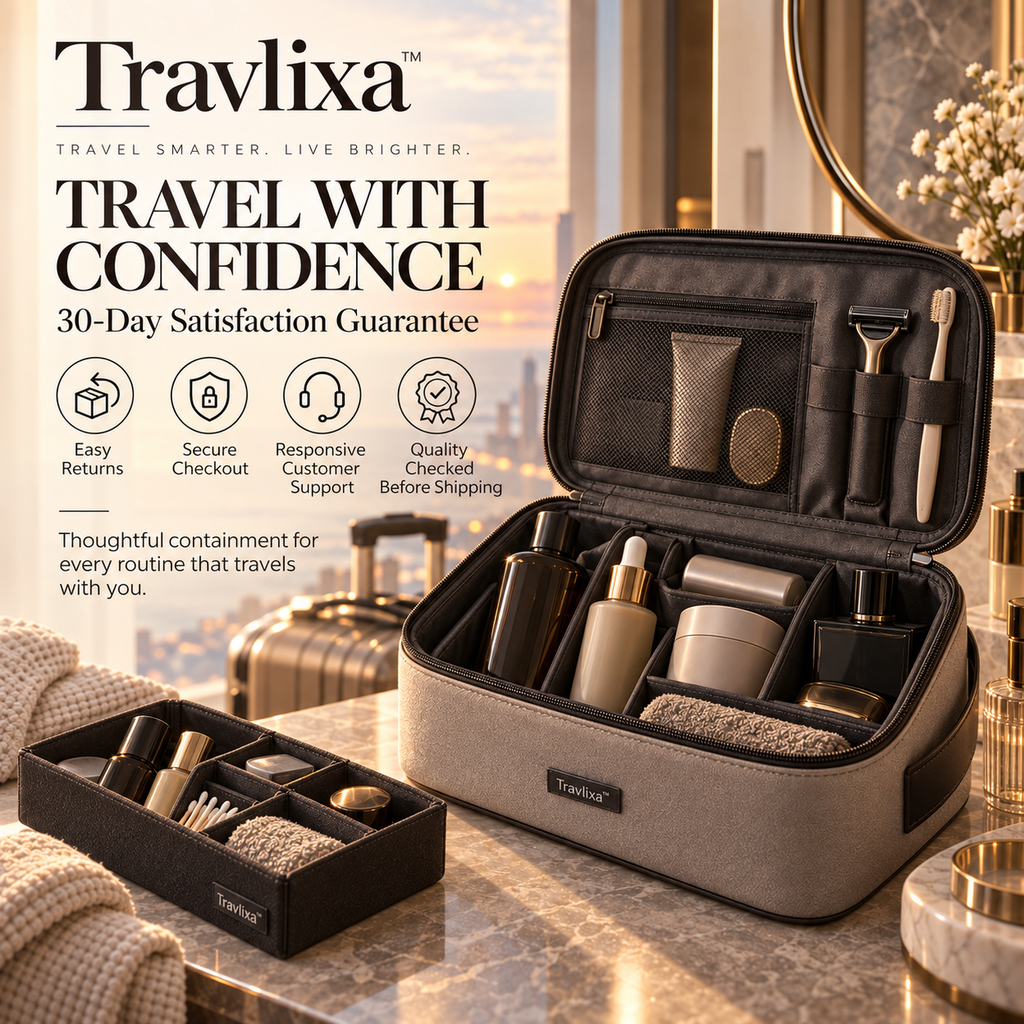 Travlixa™ HydroSeal Luxury Toiletry Case