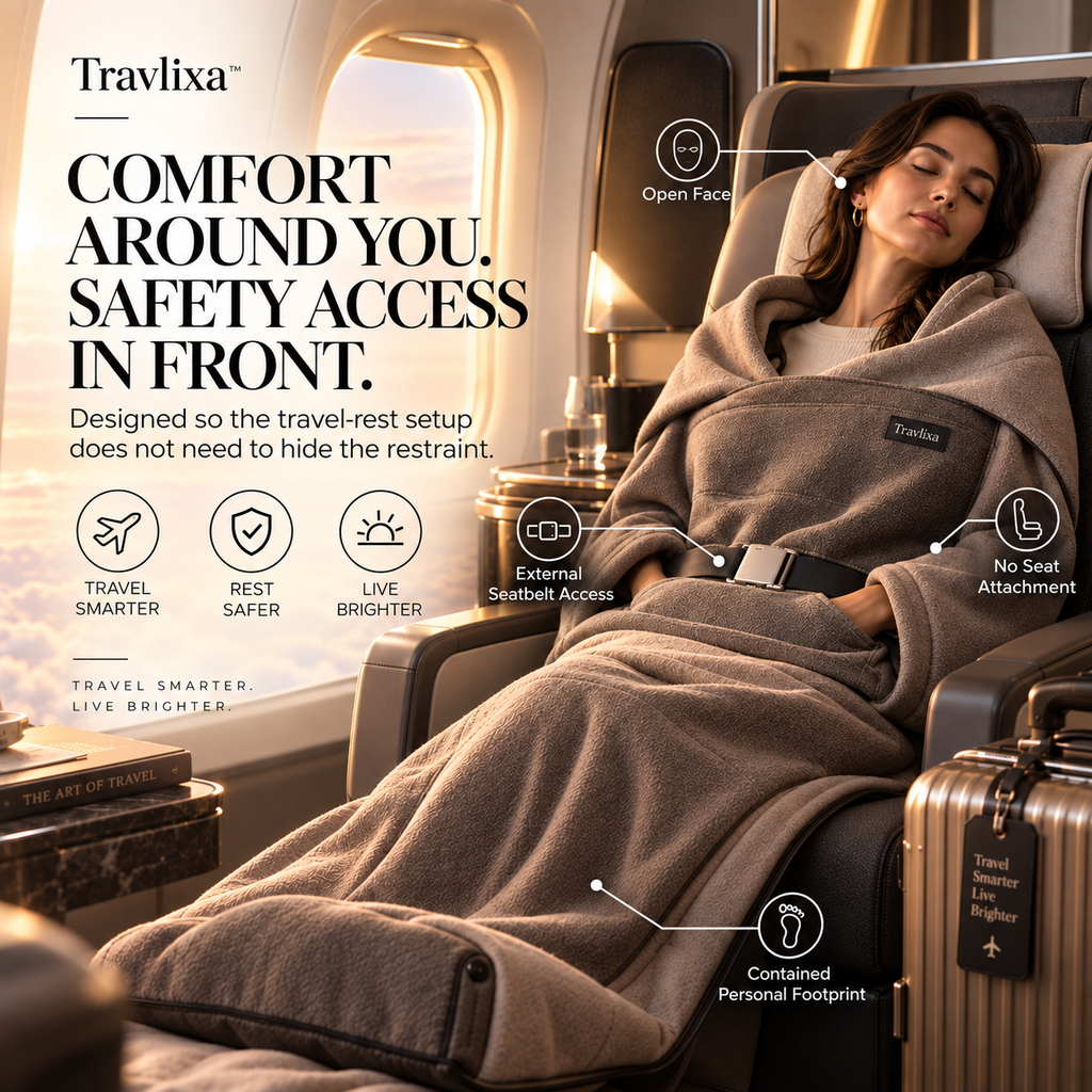 Travlixa™ QuietNest Travel Sleep Cocoon