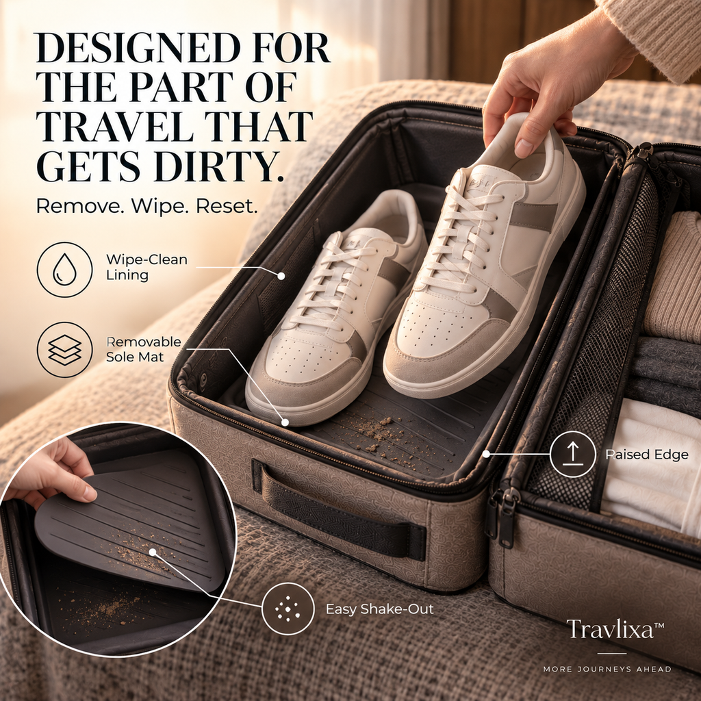 Travlixa™ CleanSplit Shoe & Laundry Capsule