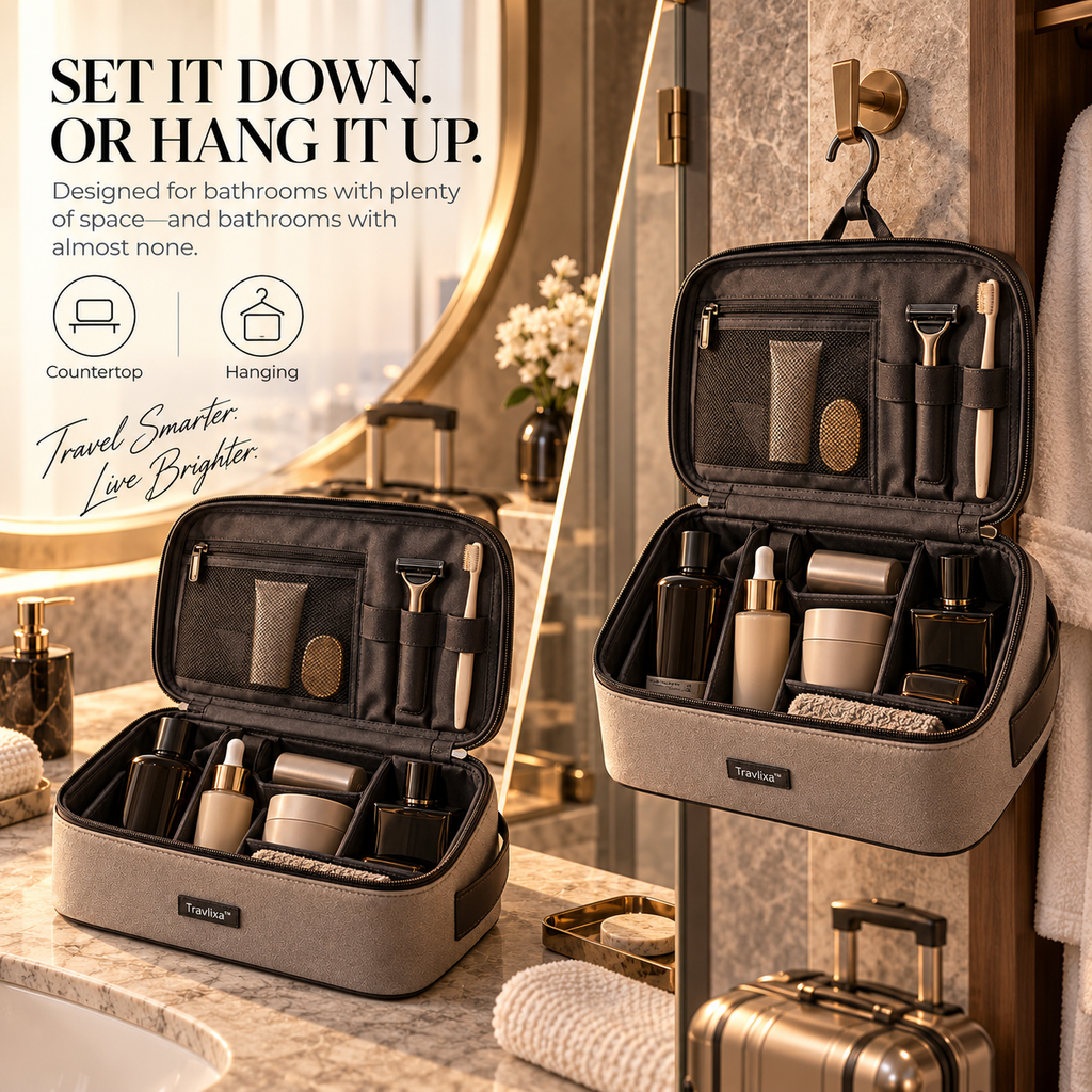Travlixa™ HydroSeal Luxury Toiletry Case