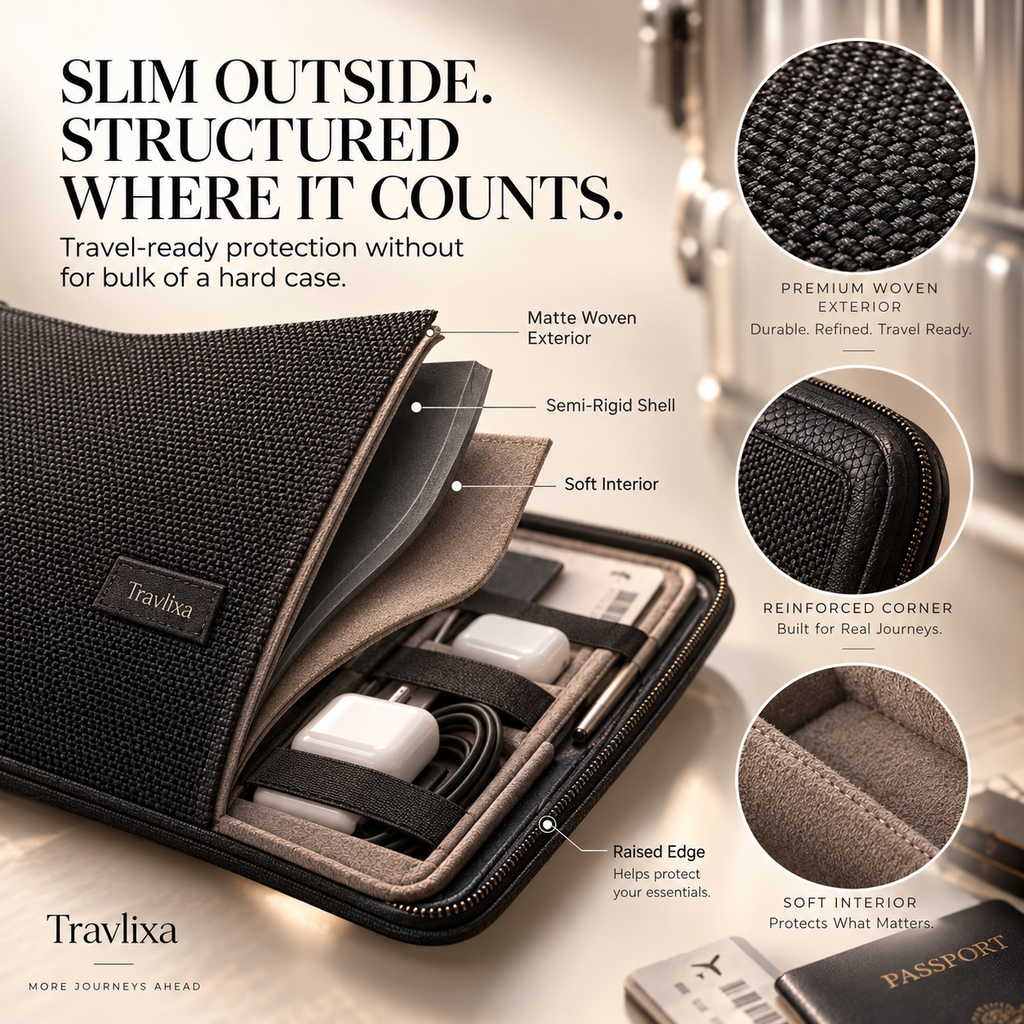 Travlixa™ Architectural Tech Travel Folio