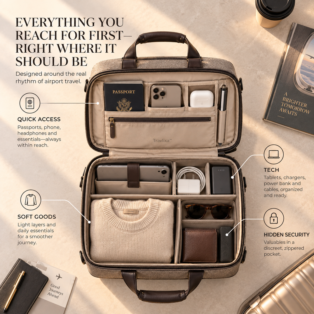Travlixa™ Adaptive Carry-On Topper