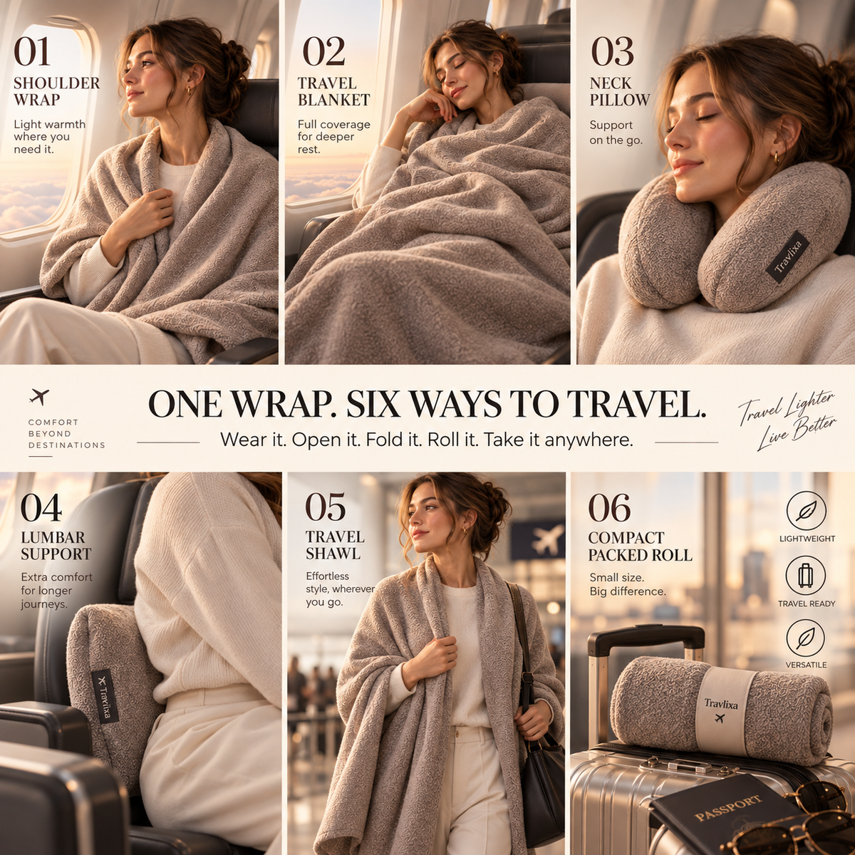 Travlixa™ Thermo-Regulating Travel Wrap