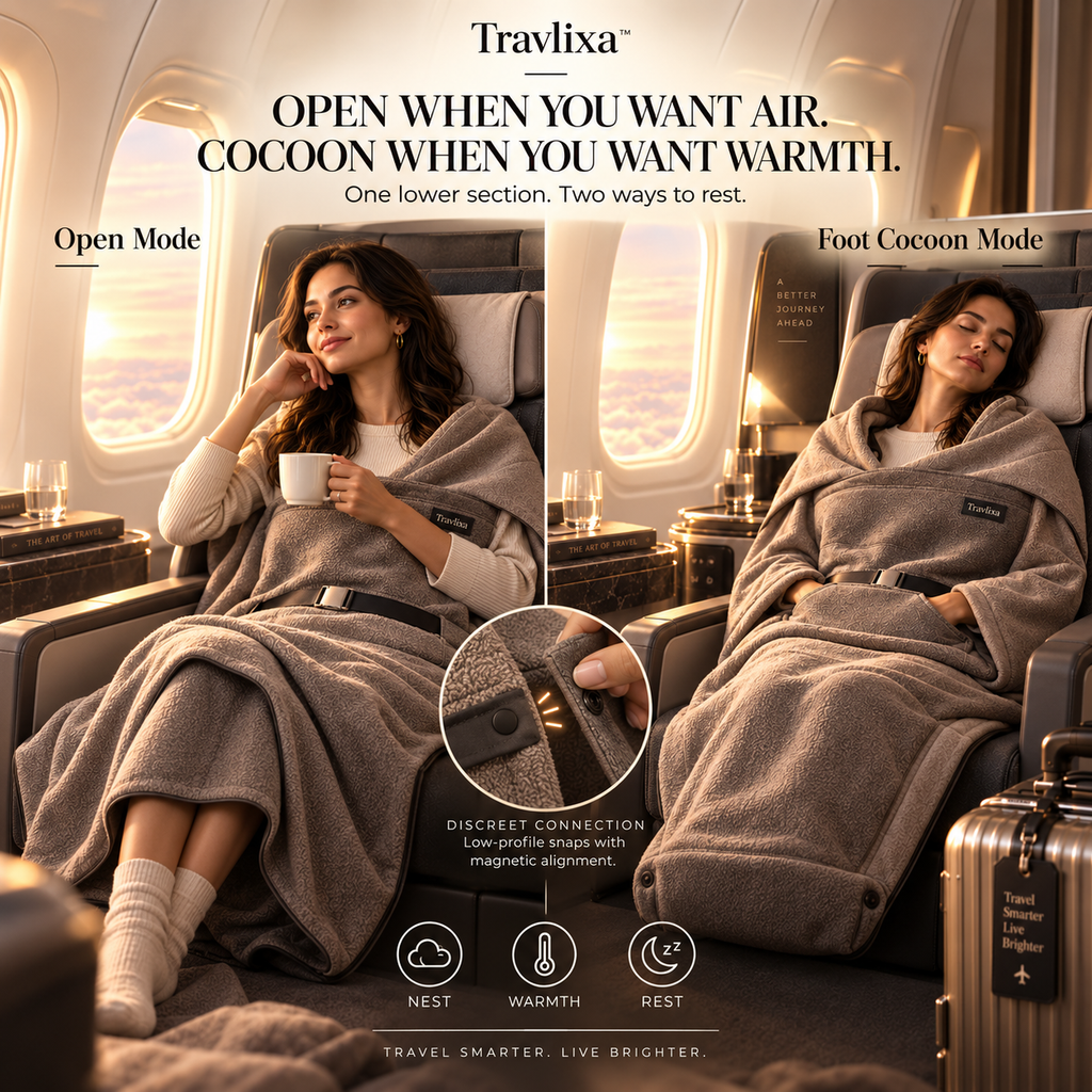 Travlixa™ QuietNest Travel Sleep Cocoon
