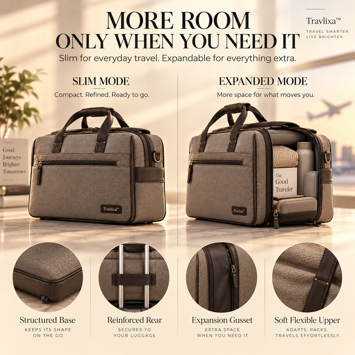 Travlixa™ Adaptive Carry-On Topper