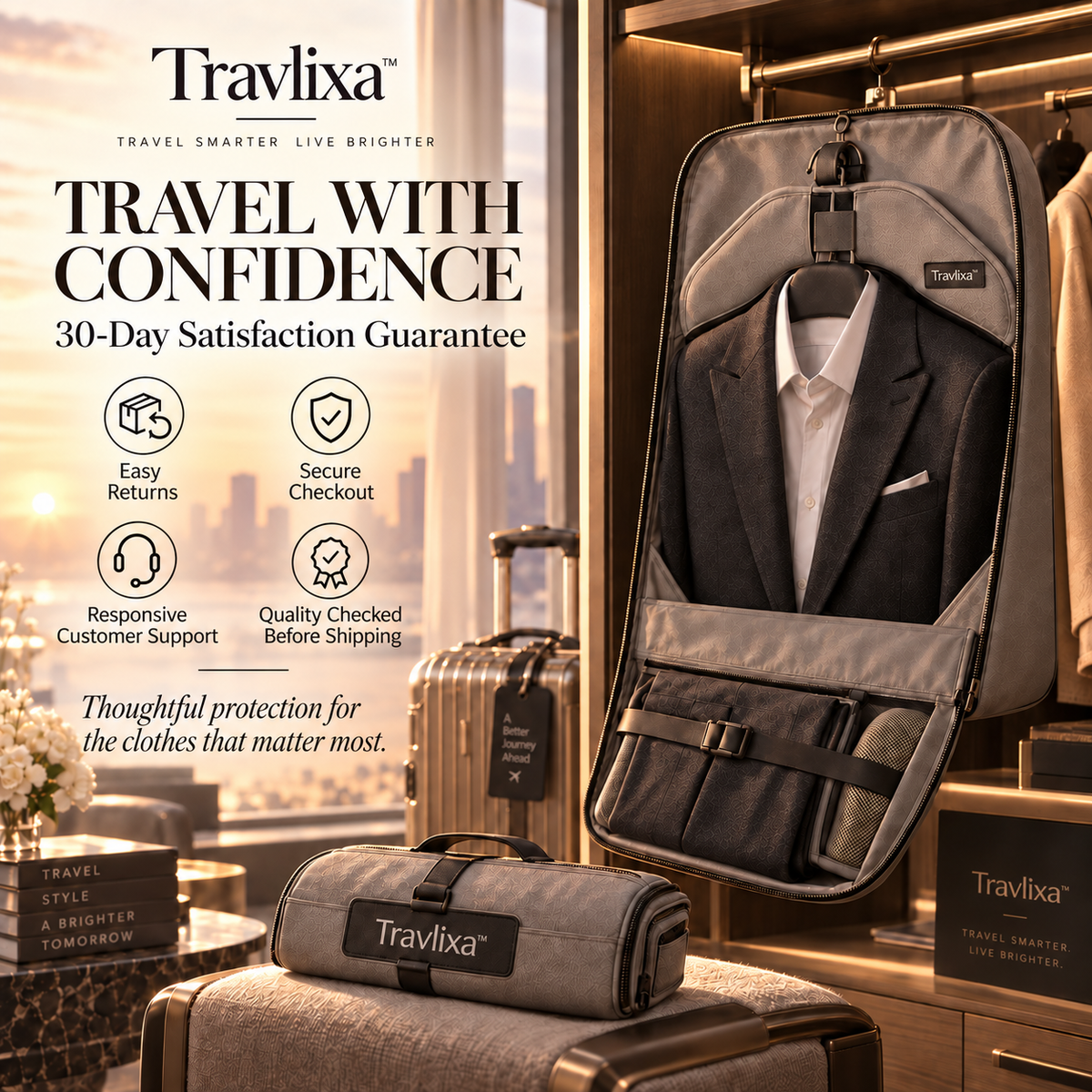 Travlixa™ Shape-Safe Garment Travel Sleeve