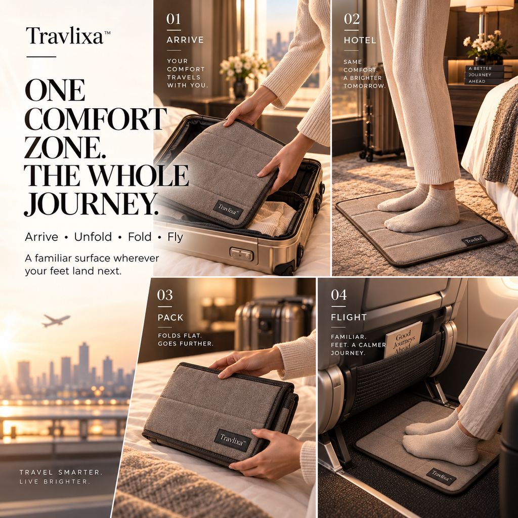 Travlixa™ Hotel-to-Flight Comfort Mat
