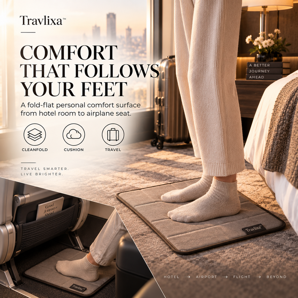 Travlixa™ Hotel-to-Flight Comfort Mat