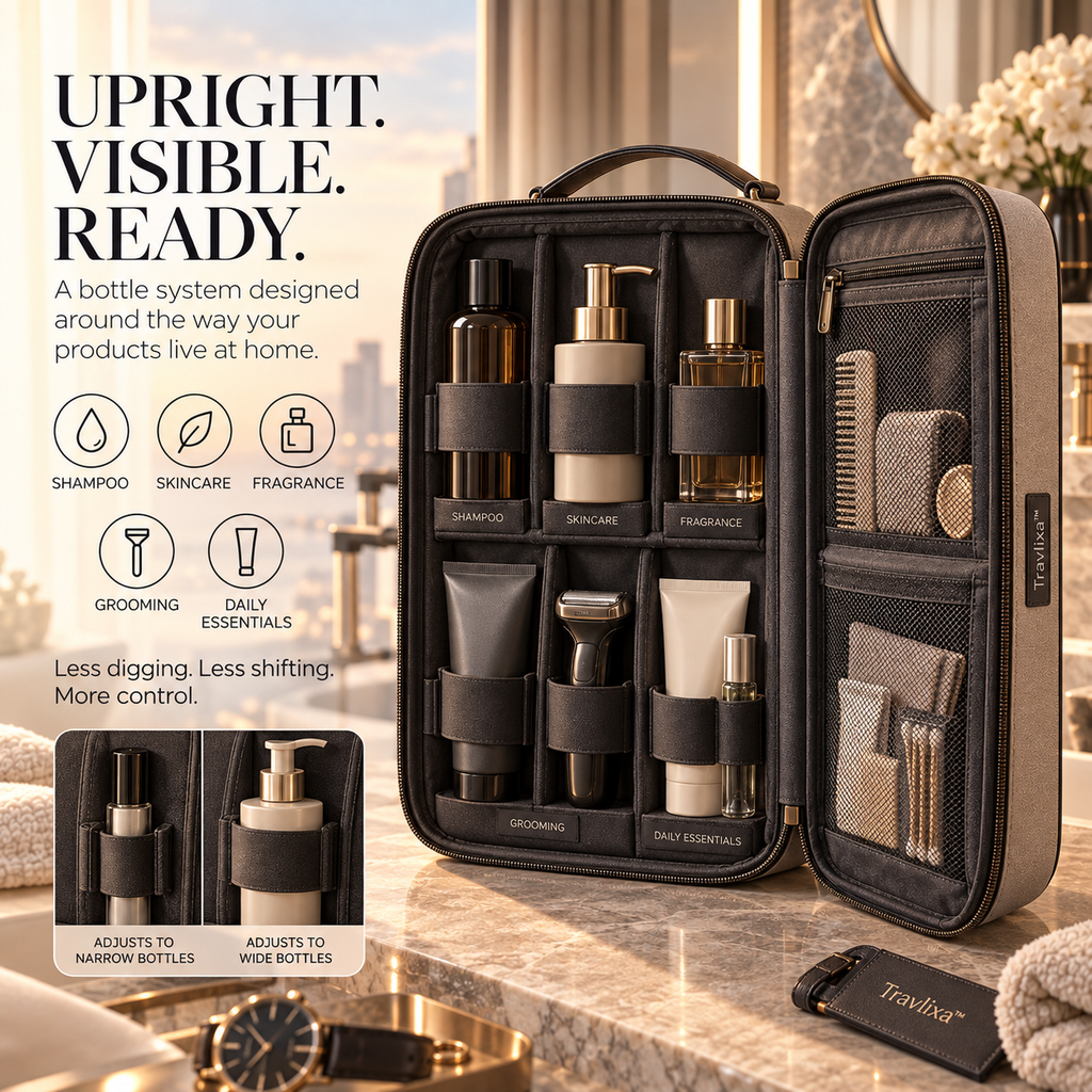 Travlixa™ HydroSeal Luxury Toiletry Case